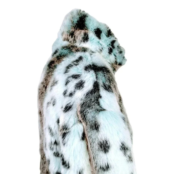 Vintage Polar Magic Jacket and Hat  Blue Faux Fur Size S Movie Star circa 70s - Picture 7 of 15